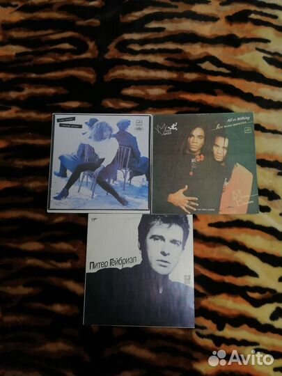 Виниловые пластинки рок, поп