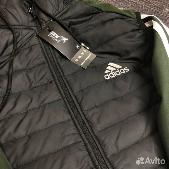 Костюмы adidas nike тройка жилетка+кофта+штаны