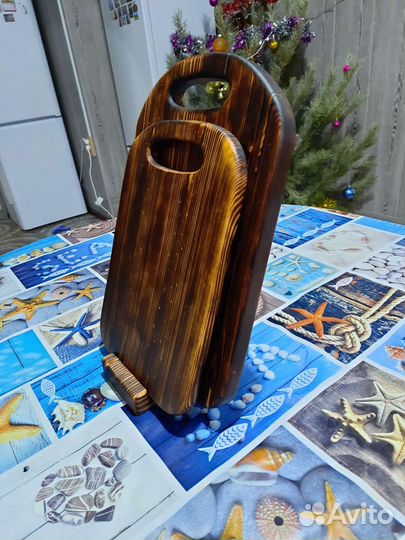 Набор разделочных досок из дерева