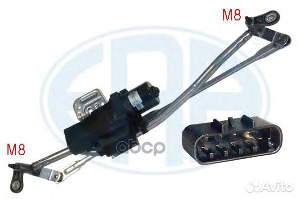 Трапеция стеклоочистителя с мотором fiat ducato