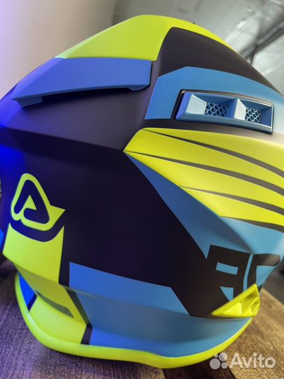 Шлем Acerbis X-Track VTR Turquoise/Fluo