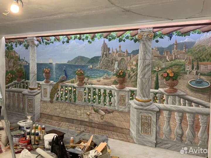 Художник роспись стен барельеф
