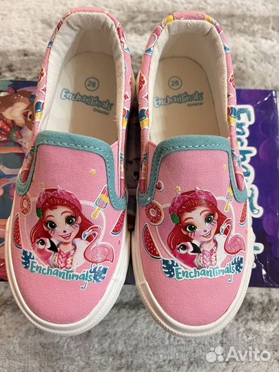 Слипоны кеды для девочки 26