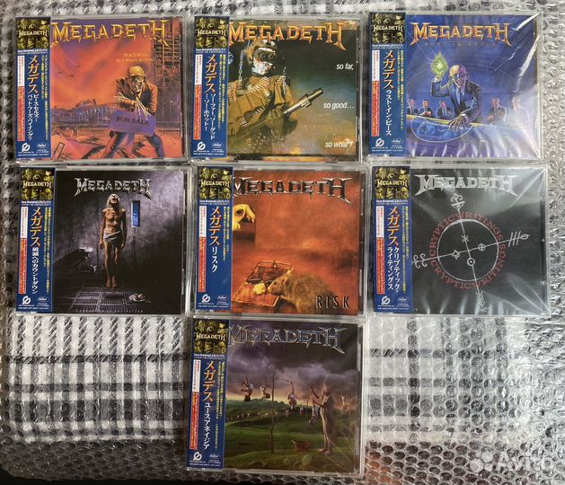 Megadeth 7 cd japan