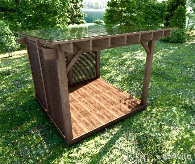 Беседка из дерева Пергола