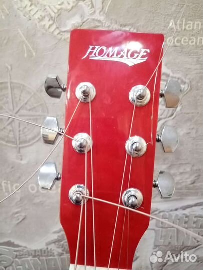 Акустическая гитара homage LF-401C R с чехлом