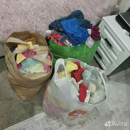 Детские вещи для девочки пакетом 62 -80