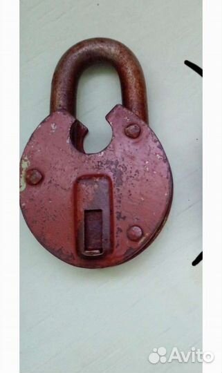 Замок старина навесной винтаж