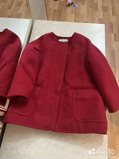 Пальто утепленное детское