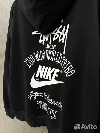 Оверсайз Худи Stussy x Nike