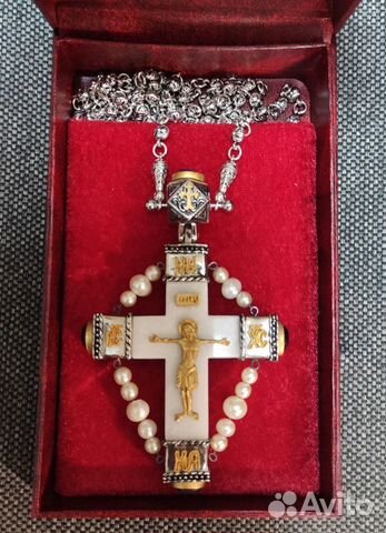 Корсунский крест с жемчугом