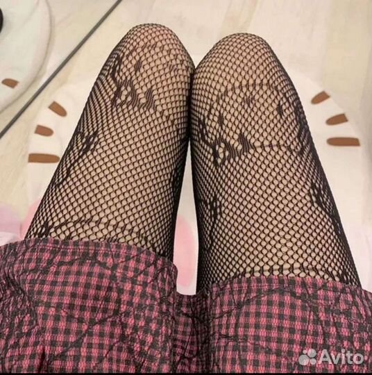 Колготки в сетку