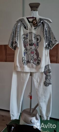 Спортивный костюм со стразами(Турция)