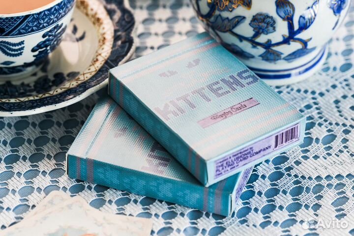 Игральные карты Blue Kittens