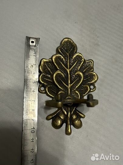 Крепление Дубовый лист бронза