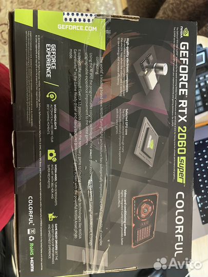Видеокарта geforce RTX 2060 super 8GB