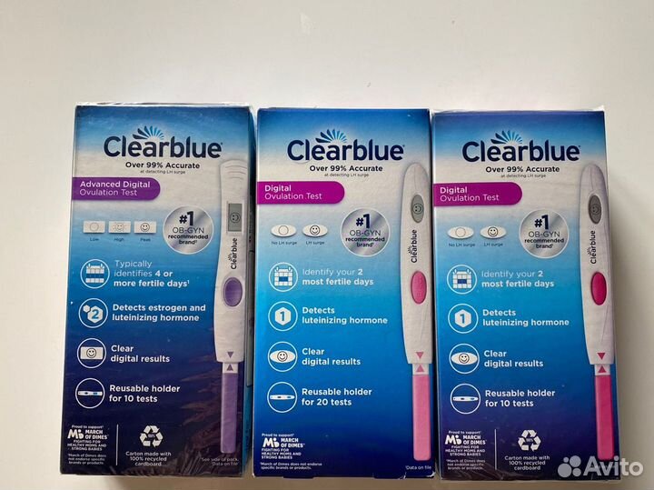 Тесты на овуляцию clearblue