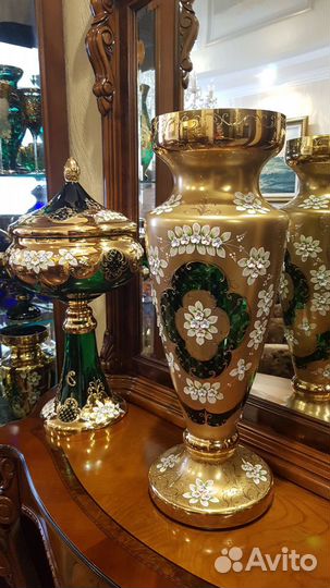 Вазы Богемия Смальта Лепка