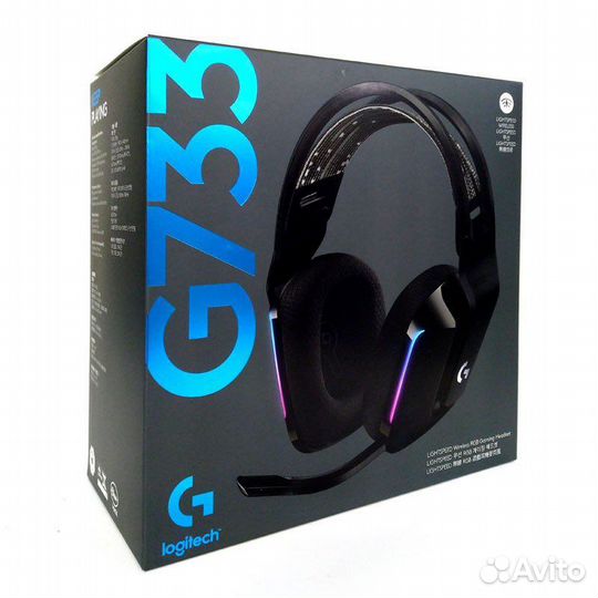 Наушники Logitech G733 lightspeed (черные)
