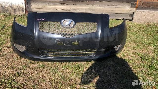 Бампер передний toyota vitz