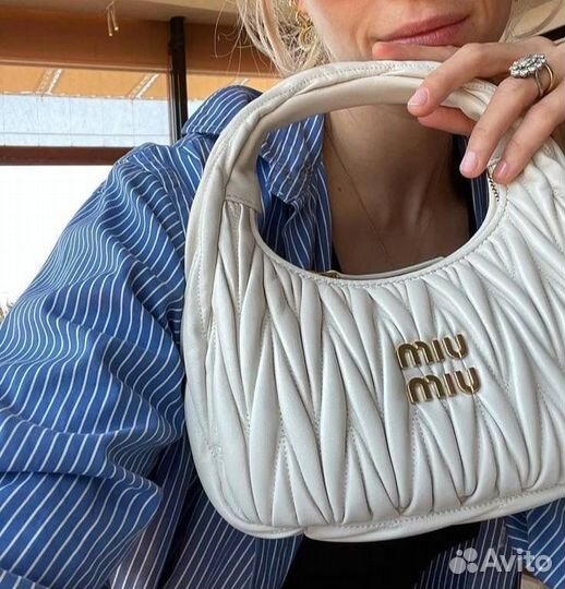 Сумка женская Miu Miu цвет белый