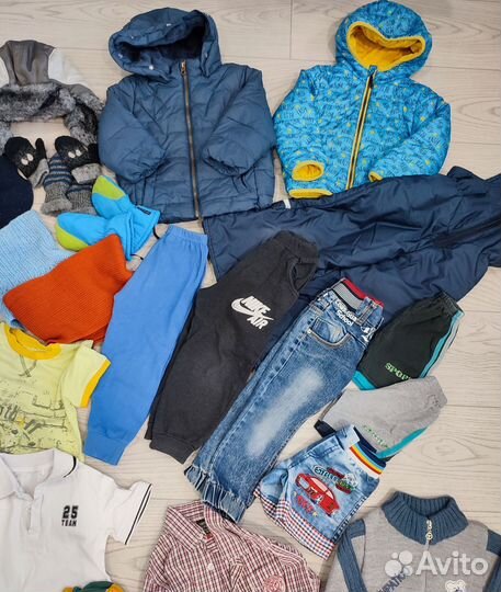Пакет одежды на Мальчика. 86-98 рост