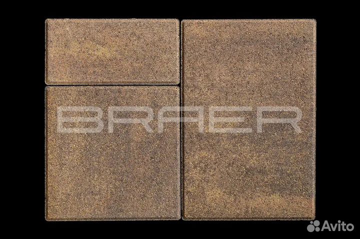 Тротуарная плитка Браер,ColorMix,Старый Город 40мм