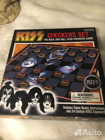 Настольная игра Шашки kiss