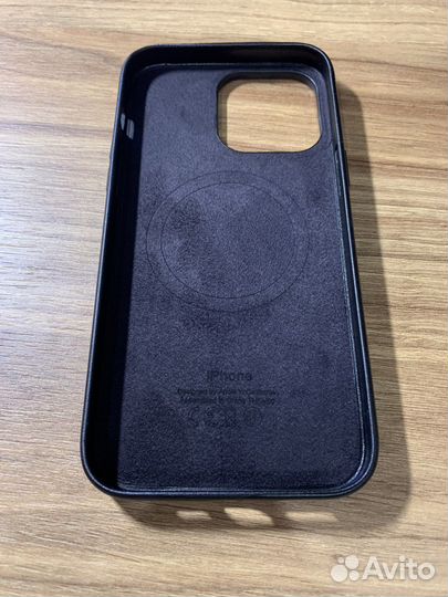 Кожаный чехол для iPhone 14 pro max