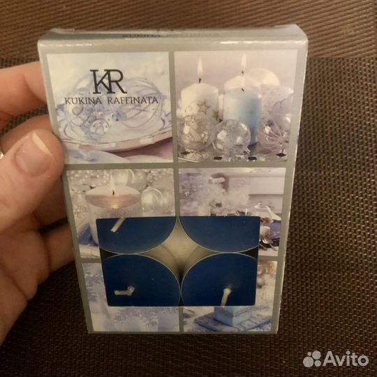 Свечи восковые. 6 штук