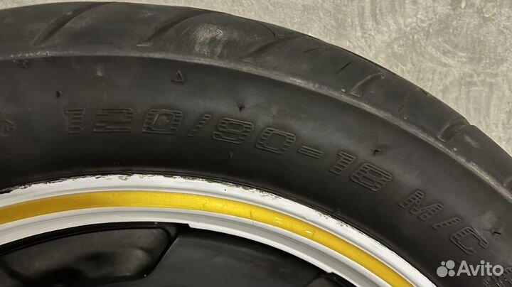 Мотошина shinko SR777 передняя 120/90 R18 65H