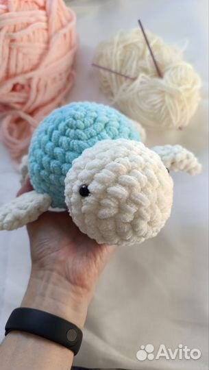 Вязаная игрушка Черепашка