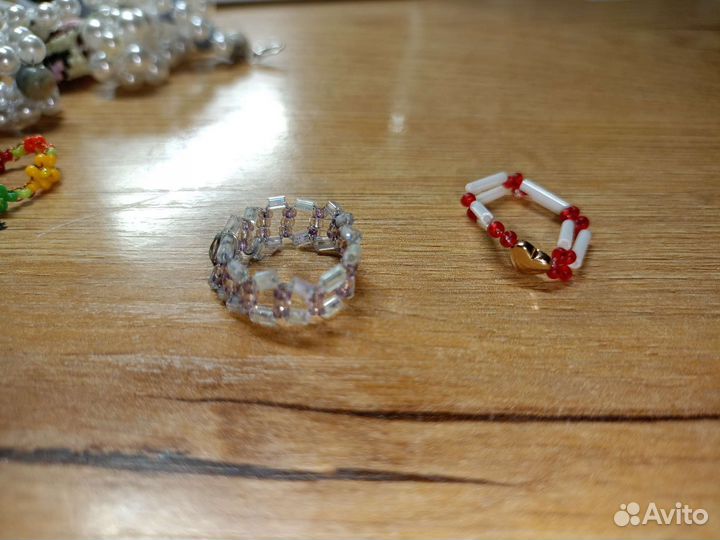 Кольцо из бисера