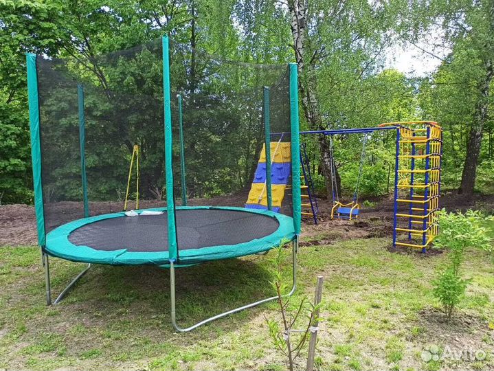 Батут с защитной сеткой для детей в Кирове