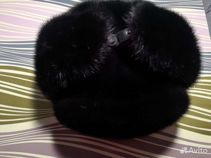 Норковая шапка мужская