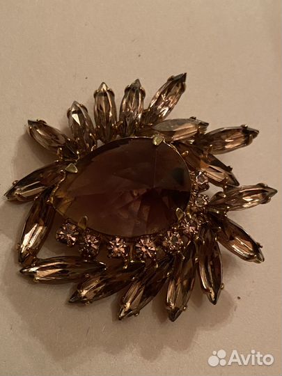 Брошь Чехословакия Винтаж