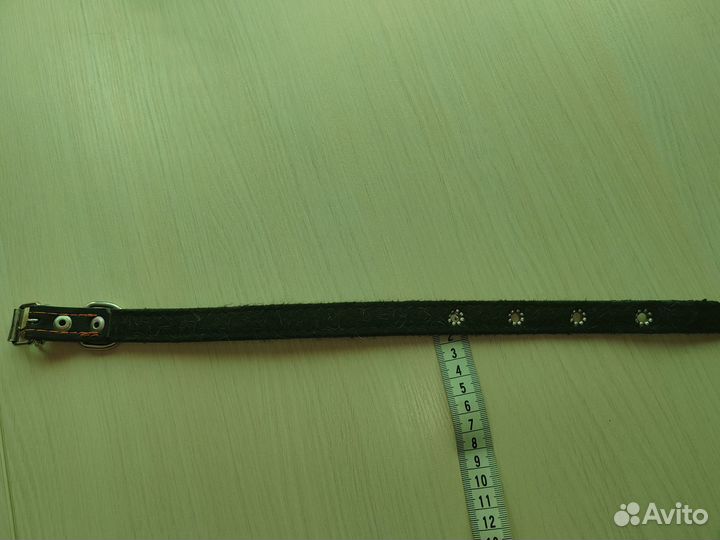 Ошейник для собак из натуральной кожи 41 см