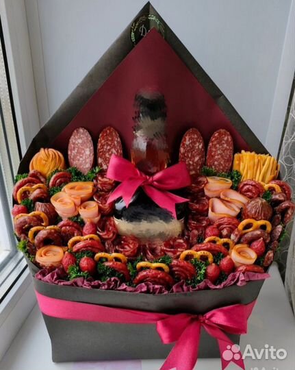 Мужской съедобный букет