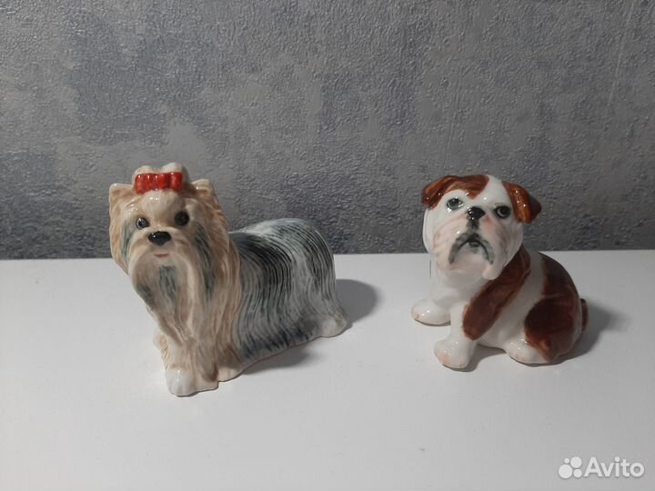 Миниатюрные керамические статуэтки животных