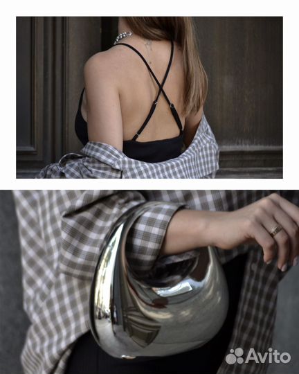 Сумка клатч блестящая