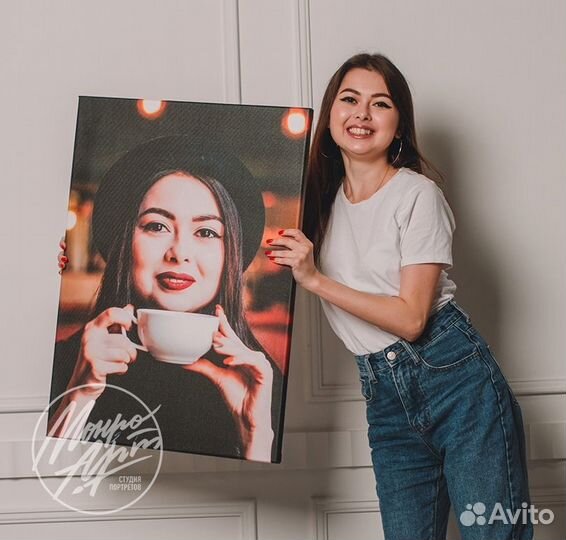 Портрет и картина на холсте по фото на заказ
