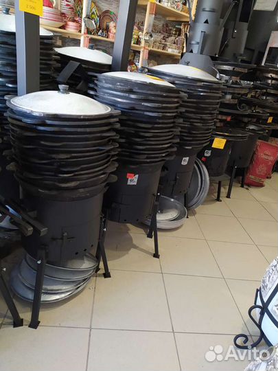 Чугунные казаны и печи оптом