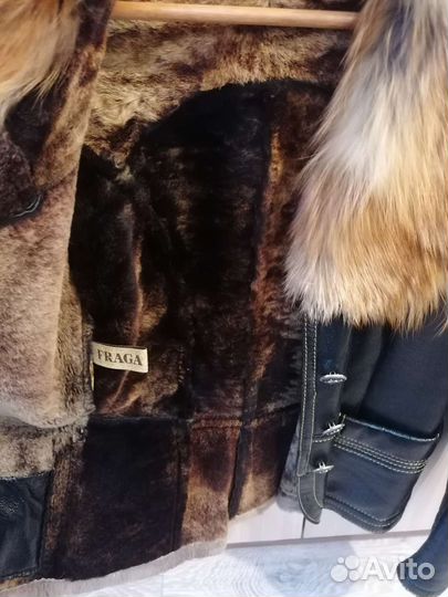 Дубленка женская из натуральной кожи