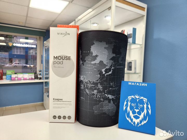 Большой игровой коврик Vixion новый (вр80)