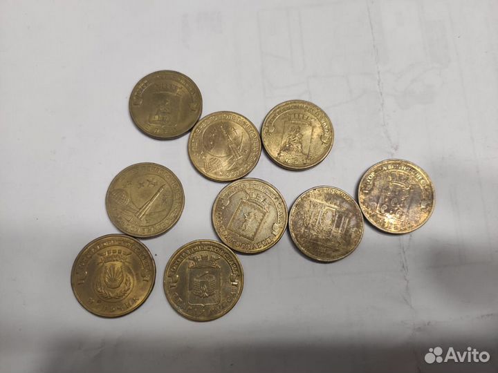 10 рублей биметалл