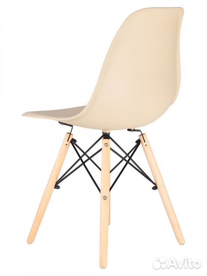 Стул в стиле eames DSW, бежевый