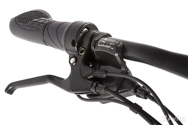 Электровелосипед Eltreco Ultra MAX Серо-зеленый-2507