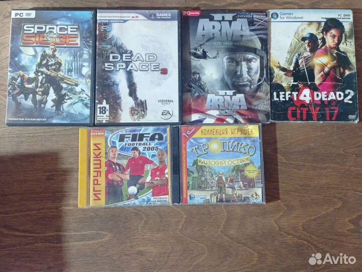 Компьютерные игры диски для пк и dvd,игры на пс 2
