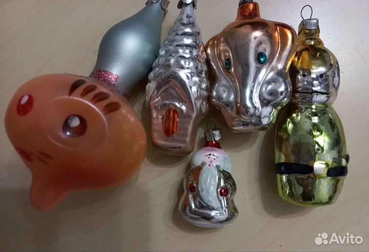 Елочные игрушки СССР советские