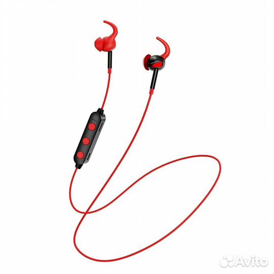 BT Гарнитура hoco ES30 (Black/Red)